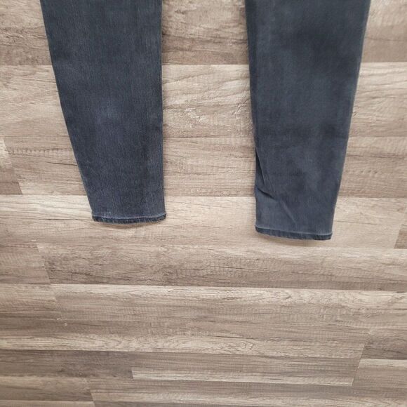 Madewell Roadtripper Jeans Size 25 Womens Black Skinny Mid Rise Charcoal Wash - Picture 12 of 16